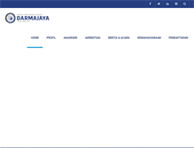 Tablet Screenshot of darmajaya.ac.id