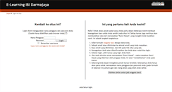Desktop Screenshot of e-learning.darmajaya.ac.id